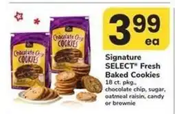 Safeway Signature SELECT Fresh Baked Cookies offer