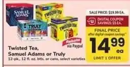 Safeway Twisted Tea, Samuel Adams or Truly offer