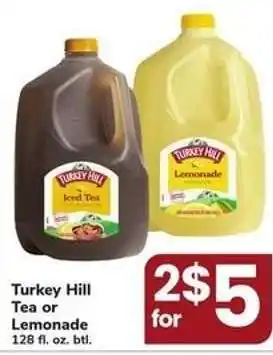 Safeway Turkey Hill Tea or Lemonade offer