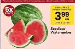 Safeway Seedless Watermelon offer