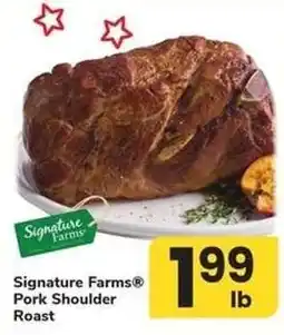 Safeway Signature Farms Pork Shoulder Roast offer