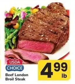 Safeway Beef London Broil Steak offer