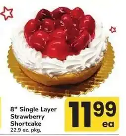 Safeway 8 Single Layer Strawberry Shortcake offer