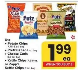 Safeway Utz Snacks offer