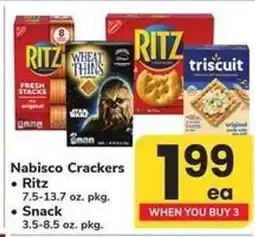 Safeway Nabisco Crackers offer
