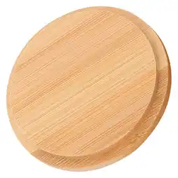 Walmart Reusable Bamboo Lid Ceramic Mug Lid Bamboo Coffee Cup Lid Coffee Mug Cover offer