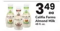 Safeway Califia Farms Almond Milk offer