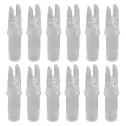 Walmart MLINS 30 Pack Transparent Plastic Arrow Nocks for Hunting Compound Bow Archery Durable Accessories offer