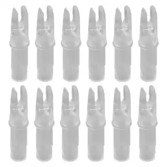 Walmart MLINS 30 Pack Transparent Plastic Arrow Nocks for Hunting Compound Bow Archery Durable Accessories offer