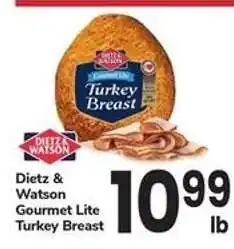 Safeway Dietz & Watson Gourmet Lite Turkey Breast offer