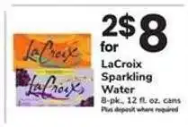 Safeway LaCroix Sparkling Water offer