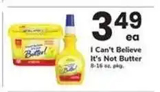 Safeway I Can't Believe It's Not Butter! offer