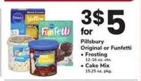 Safeway Pillsbury Original or Funfetti offer