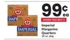 Safeway Imperial Margarine Quarters offer