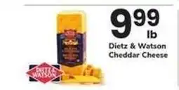 Safeway Dietz & Watson Cheddar Cheese offer