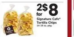 Safeway SIGNATURE CAFE TORTILLA CHIPS offer