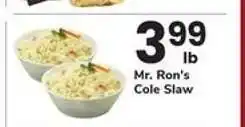 Safeway Mr. Ron's Cole Slaw offer