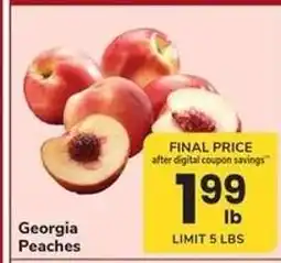 Safeway Georgia Peaches offer