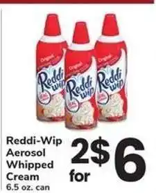 Safeway Reddi-Wip Aerosol Whipped Cream offer
