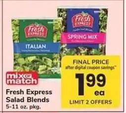 Safeway Fresh Express Salad Blends offer