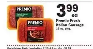 Safeway Premio Fresh Italian Sausage offer
