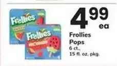 Safeway Frollies Pops offer