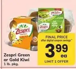 Safeway Zespri Green or Gold Kiwi offer