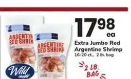 Safeway Extra Jumbo Red Argentine Shrimp offer