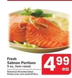 Safeway Fresh Salmon Portions offer