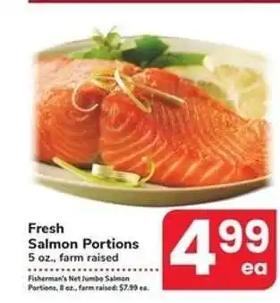 Safeway Fresh Salmon Portions offer