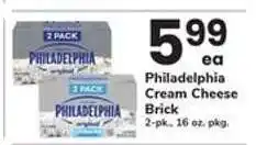 Safeway Philadelphia Cream Cheese Brick offer
