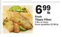 Safeway Fresh Tilapia Fillets offer