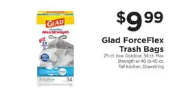 ShopRite Glad ForceFlex Trash Bags offer