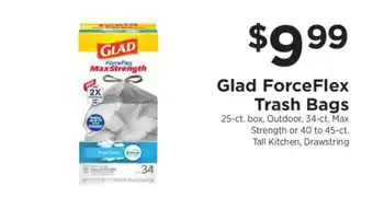 ShopRite Glad ForceFlex Trash Bags offer