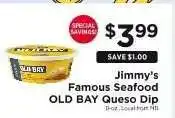 ShopRite Jimmy's Famous Seafood OLD BAY Queso Dip offer