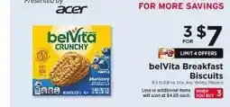 ShopRite belVita Breakfast Biscuits offer