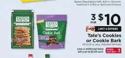 ShopRite Tate’s Cookies or Cookie Bark offer