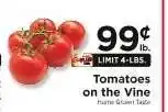 ShopRite Tomatoes on the Vine offer