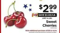 ShopRite Sweet Cherries offer