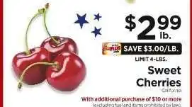 ShopRite Sweet Cherries offer