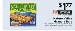ShopRite Nature Valley Granola Bars offer