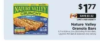 ShopRite Nature Valley Granola Bars offer