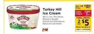 ShopRite Turkey Hill Ice Cream offer