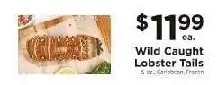 ShopRite Wild-Caught Lobster Tails offer