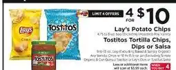 ShopRite Lay's Potato Chips, Tostitos Tortilla Chips, Dips or Salsa offer