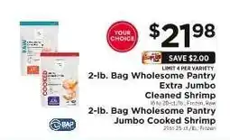 ShopRite Wholesome Pantry Shrimp offer