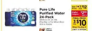 ShopRite Pure Life Purified Water 24-Pack offer