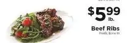 ShopRite Beef Ribs offer