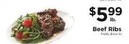 ShopRite Beef Ribs offer