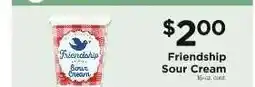 ShopRite Friendship Sour Cream offer